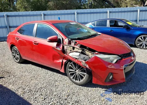 2016 Toyota Corolla S Plus z USA, uszkodzony, nr VIN 2T1BURHE0GC743288